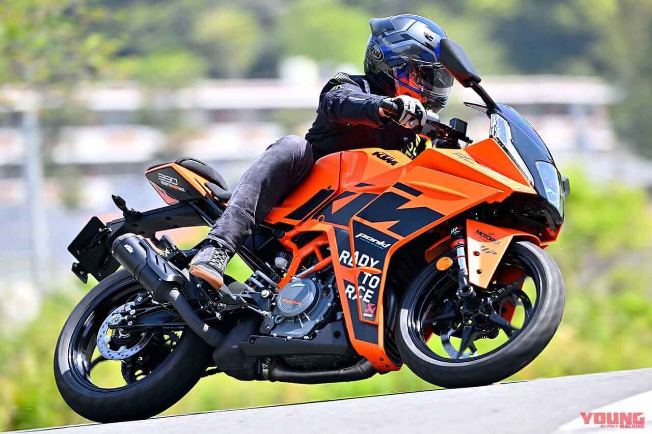 |走りにこだわる本気のヨンヒャク クラス唯一のトラコン&ABS【KTM RC390GP】試乗ショートインプレ