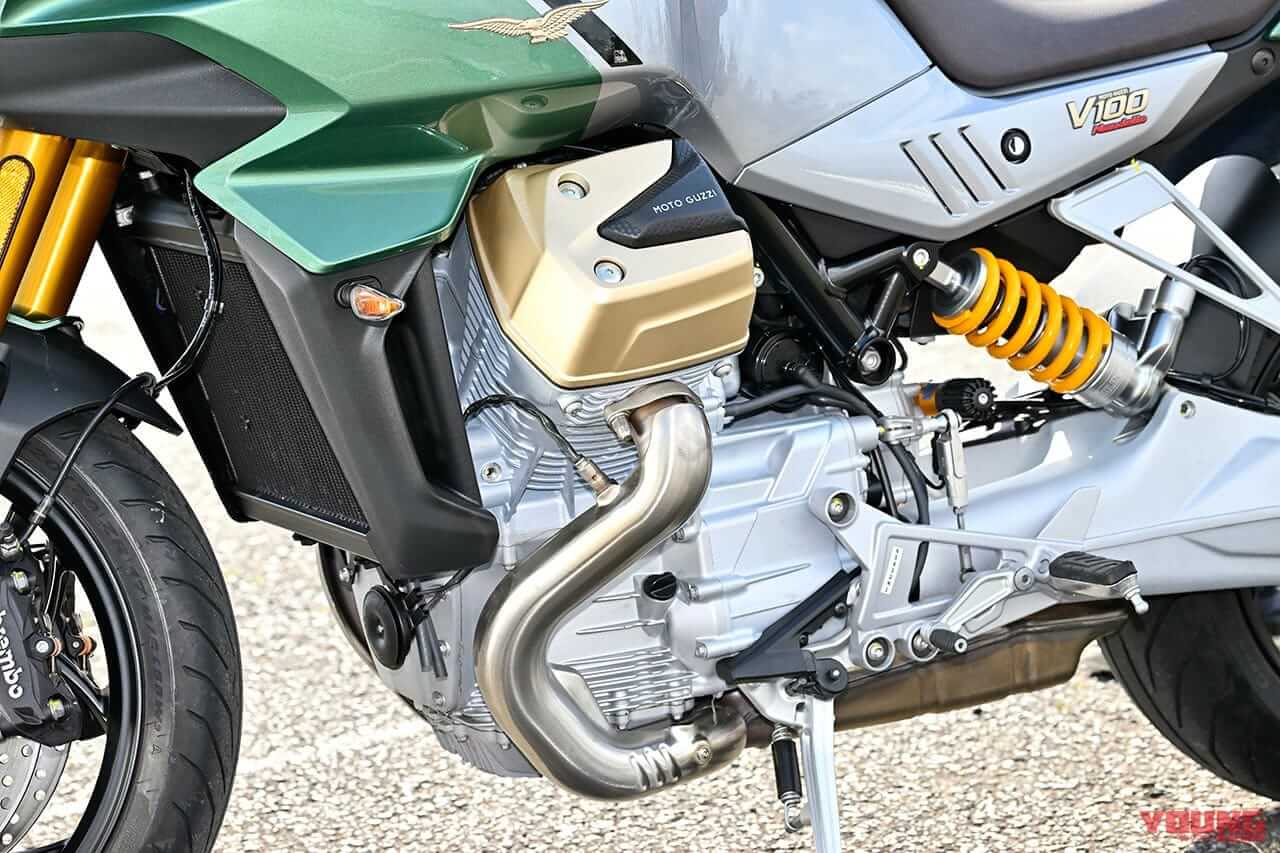 |まさかのエアブレーキ装備なのか!?【モトグッツィV100マンデッロS】試乗ショートインプレッション