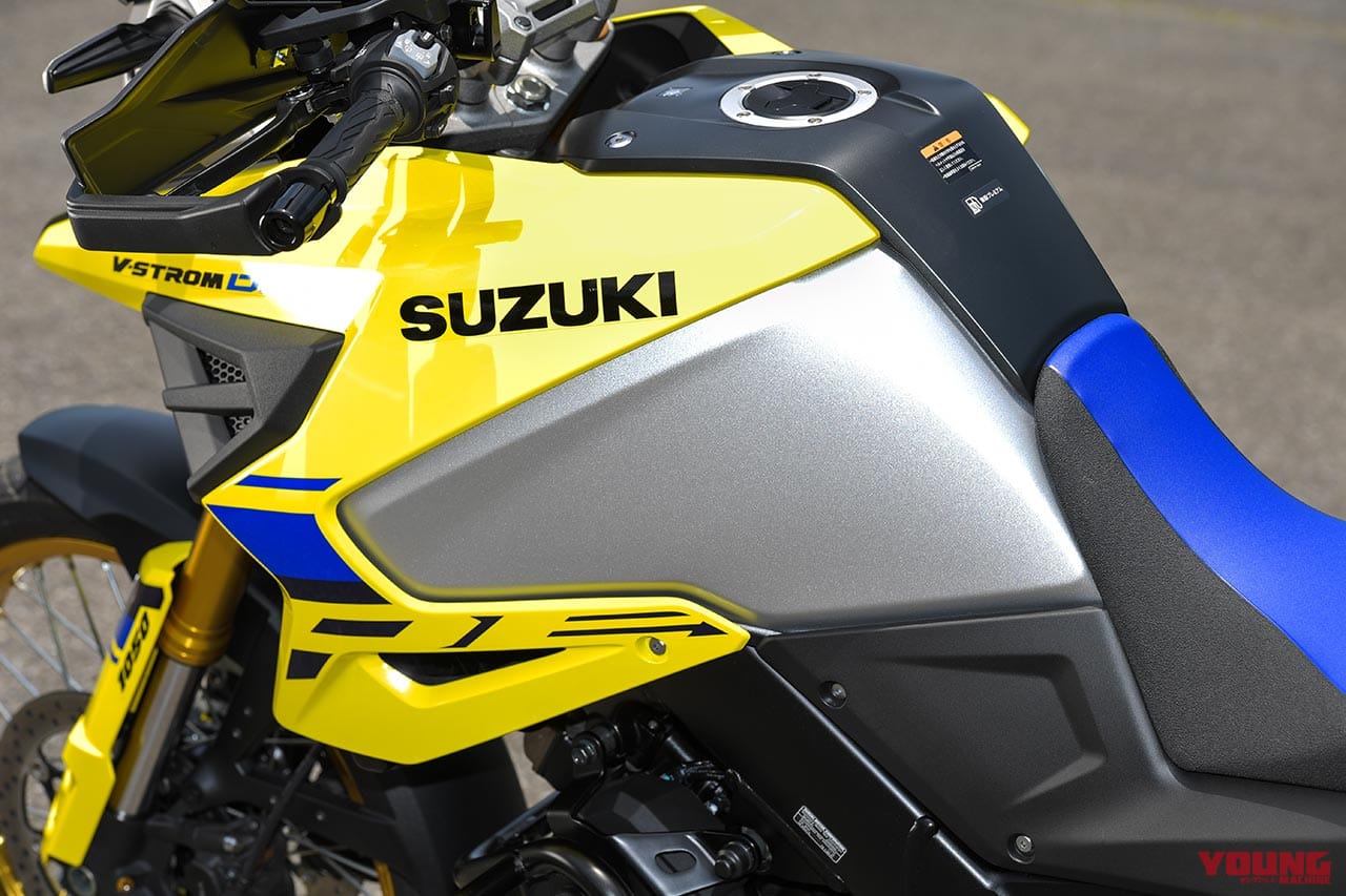 スズキVストローム1050DE|燃料タンク|スズキVストローム1050DE試乗インプレッション【怪鳥復活! 林道もイケる】