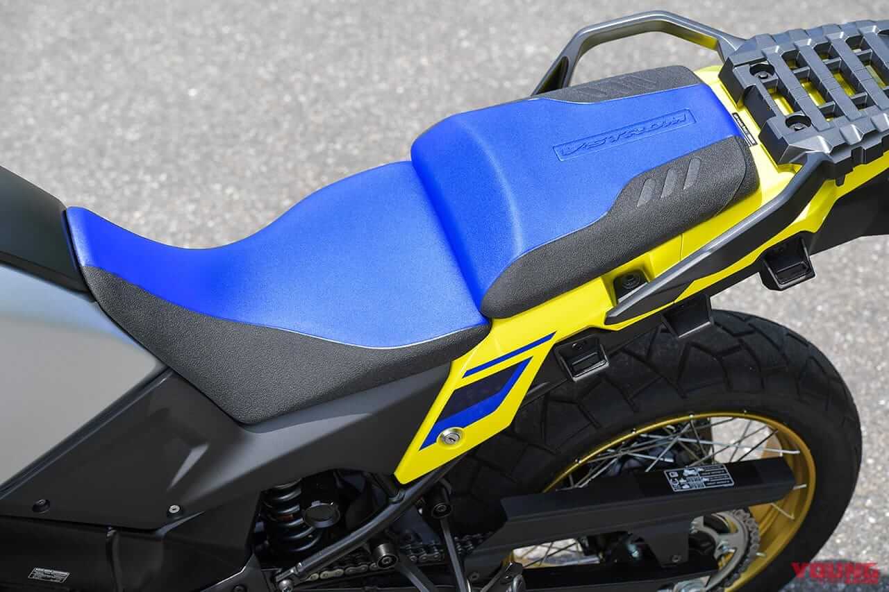 スズキVストローム1050DE|シート|スズキVストローム1050DE試乗インプレッション【怪鳥復活! 林道もイケる】