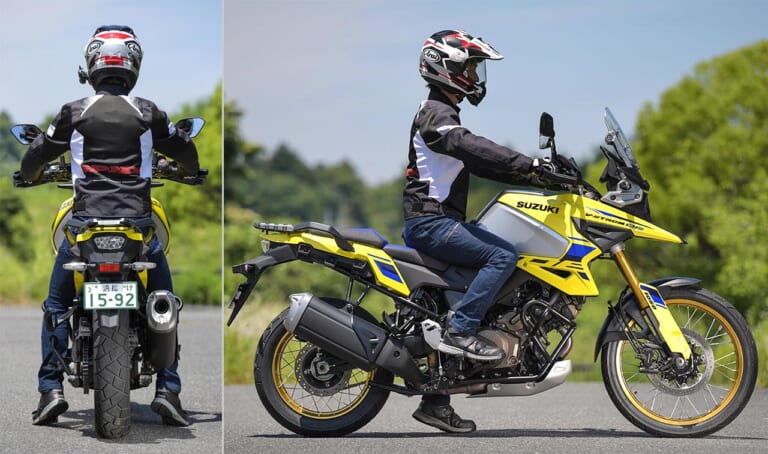 スズキVストローム1050DE|ライディングポジション|スズキVストローム1050DE試乗インプレッション【怪鳥復活! 林道もイケる】