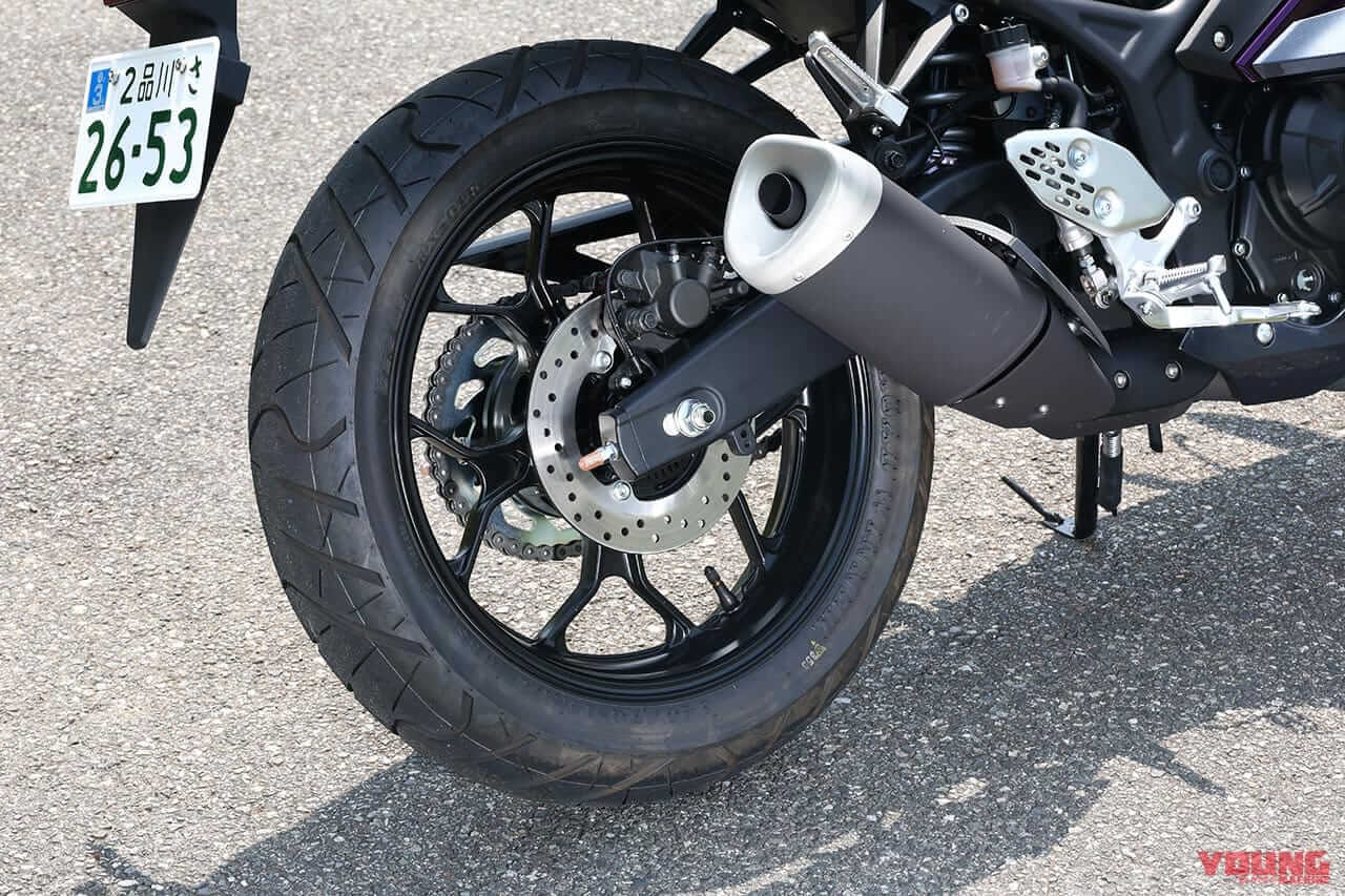 ヤマハYZF-R25ABS|足まわり|ヤマハ新型YZF-R25 試乗インプレッション【これぞ真のオールマイティ車だ!!】