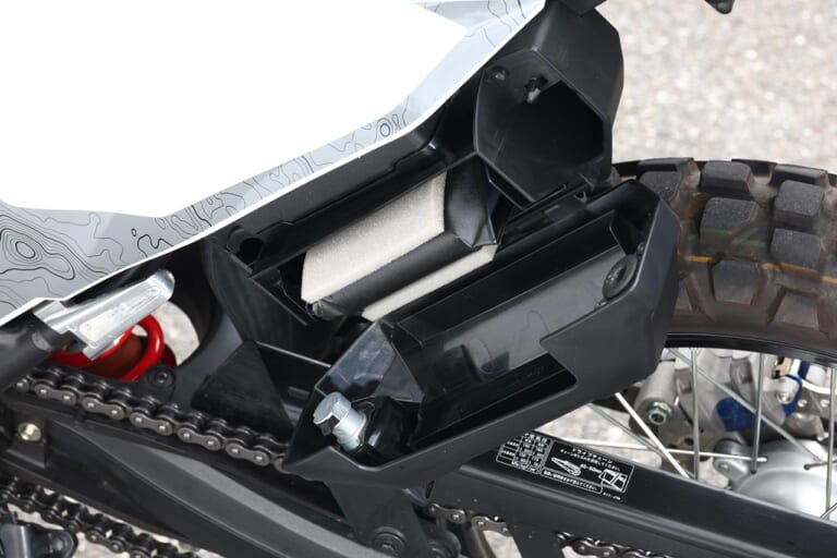 ホンダCRF250L|サイドカバー|ホンダCRF250L試乗インプレッション【CL登場で悪路走破性が際立つ!】