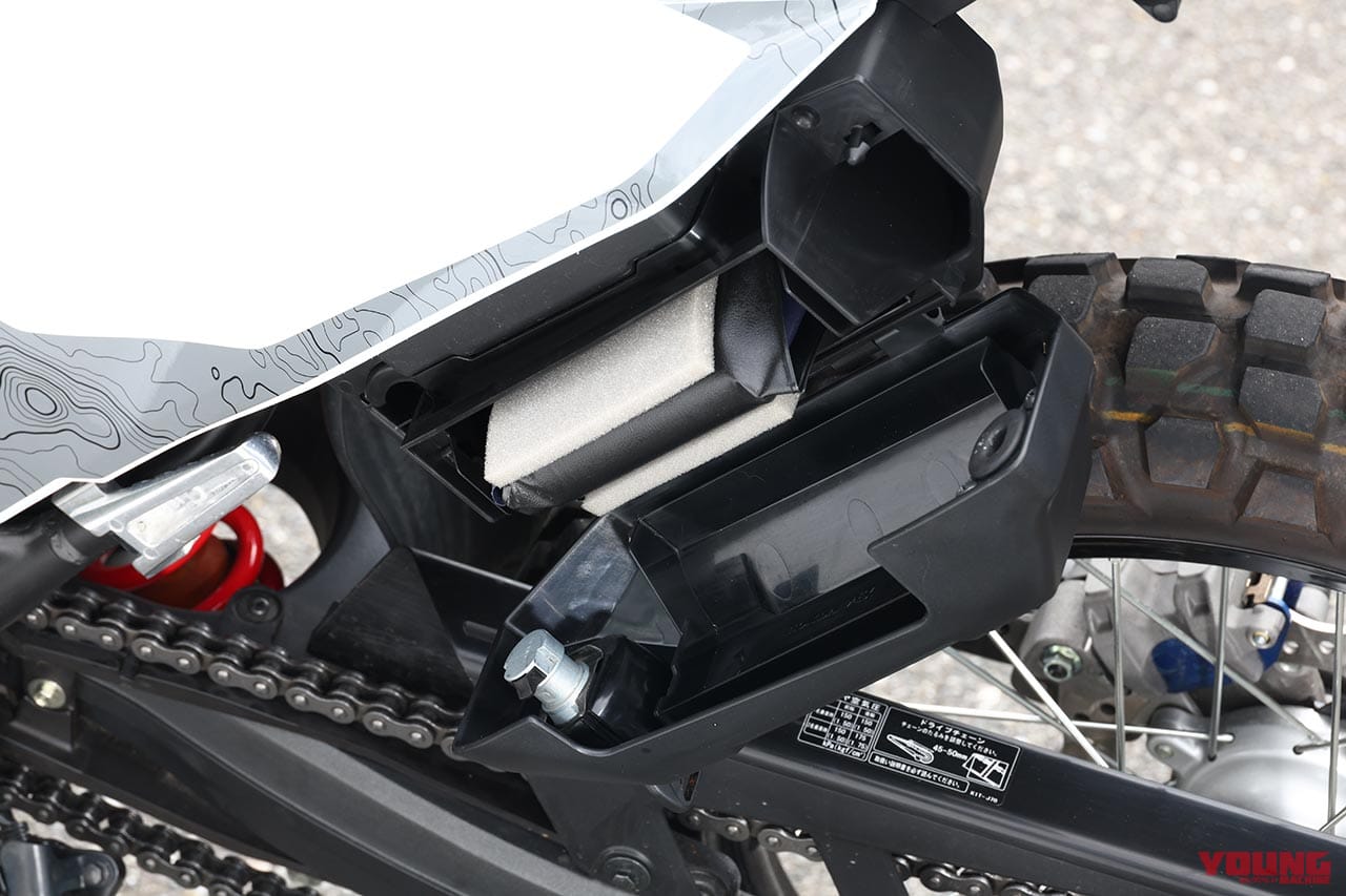 ホンダCRF250L|サイドカバー|ホンダCRF250L試乗インプレッション【CL登場で悪路走破性が際立つ!】