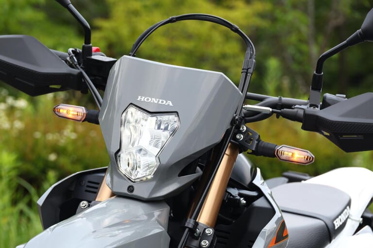 ホンダCRF250L|フロントまわり|ホンダCRF250L試乗インプレッション【CL登場で悪路走破性が際立つ!】