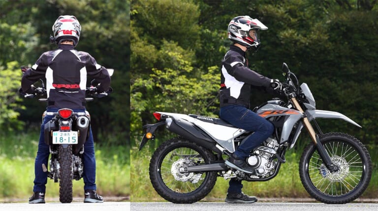ホンダCRF250L|ライディングポジション|ホンダCRF250L試乗インプレッション【CL登場で悪路走破性が際立つ!】