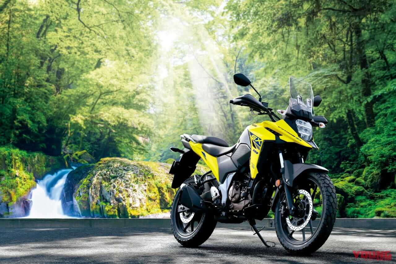 スズキ|Vストローム250SX|2023年モデル|スズキ新型車「Vストローム250SX」国内発売! 油冷シングルエンジンの快活アドベンチャー【56万9800円】