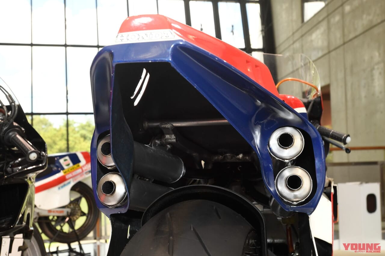 1984 NSR500(NV0A) フレディ・スペンサー|前代未聞の楕円ピストンから2ストロークへ! NR→NS→NSRへと進化した、1979~1984年のGP500レーサー|二輪世界グランプリ Garage Collection