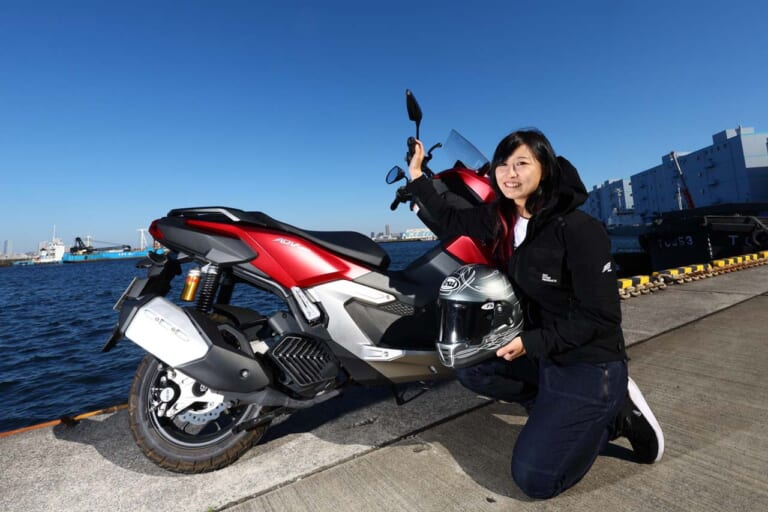 レーシング女子岡崎静夏の『いつもバイクで！』【ADV160編】二輪の原点にあるのは やっぱり「楽しい！」