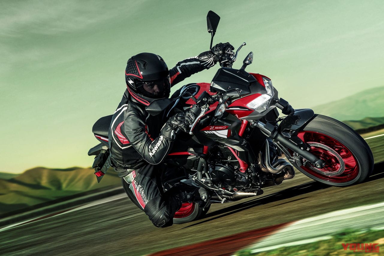 カワサキ|Z650|2024年モデル|カワサキ「Z650」2024年モデルは赤が推し! ツインエンジンのネイキッドスポーツにニューカラー登場