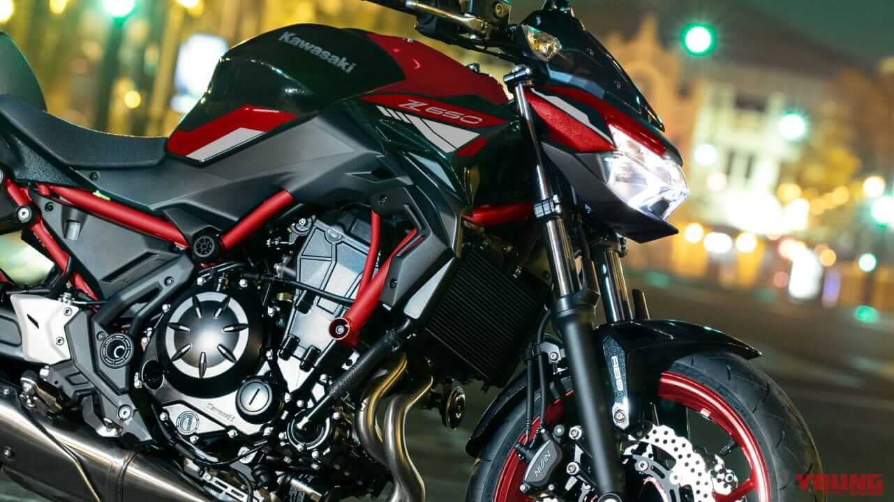 カワサキ「Z650」2024年モデルは赤が推し! ツインエンジンのネイキッドスポーツにニューカラー登場