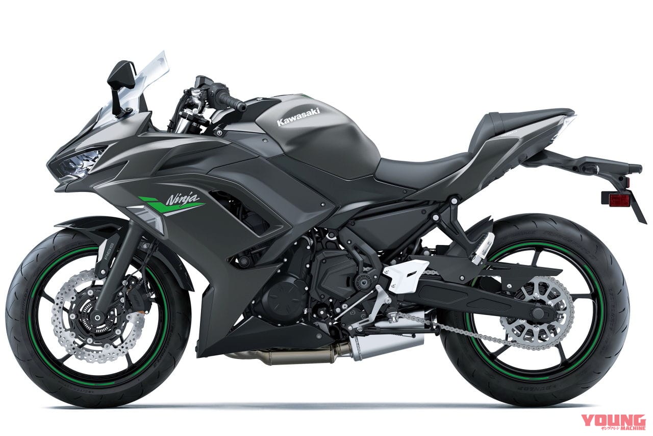 カワサキ|ニンジャ650|2024年モデル|トラコン装備のオールマイティスポーツ! カワサキ「ニンジャ650」 2024年モデルが登場、ホワイトの代替はグレー