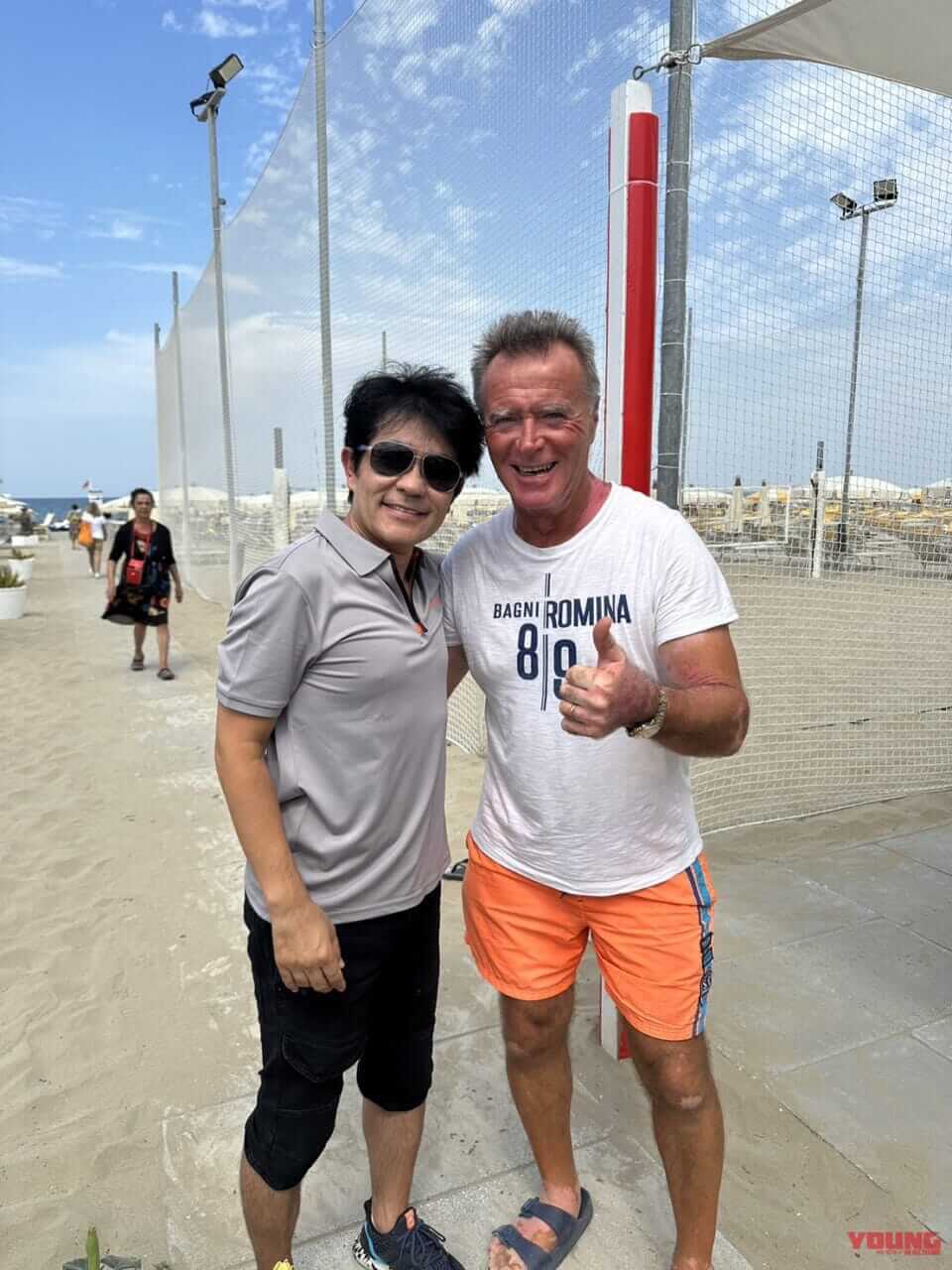 |世界GP王者・原田哲也のバイクトーク Vol.106「ホルヘ・ロレンソ vs 原田哲也!? ミザノサーキットで大笑い」