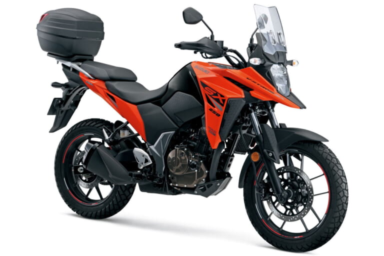 スズキ|Vストローム250SX|2023年モデル|スズキ新型車「Vストローム250SX」国内発売! 油冷シングルエンジンの快活アドベンチャー【56万9800円】