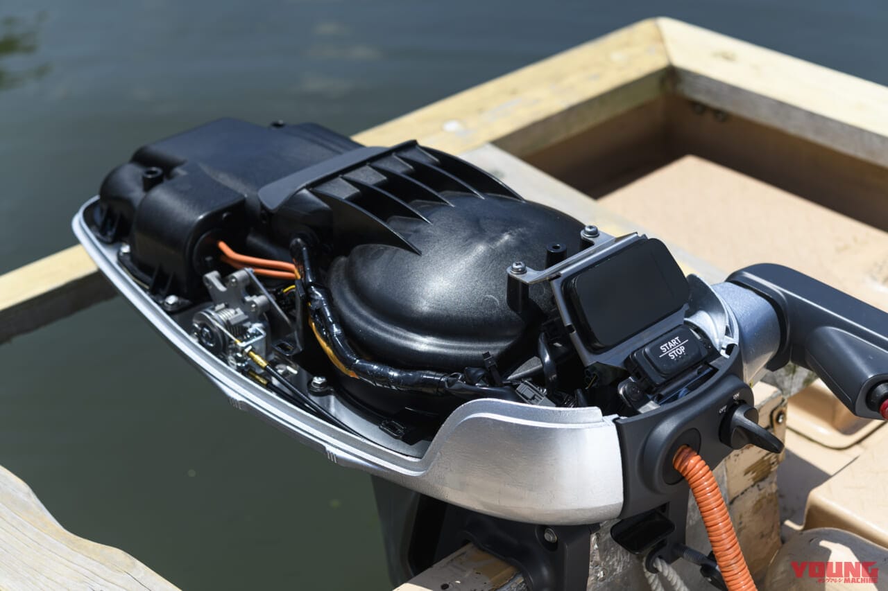 ホンダ|電動推進機|ジャイロe:|バイクの動力を小型船に活用ってマジか!!  ホンダの水上新戦略「電動推進機」に試乗してきた