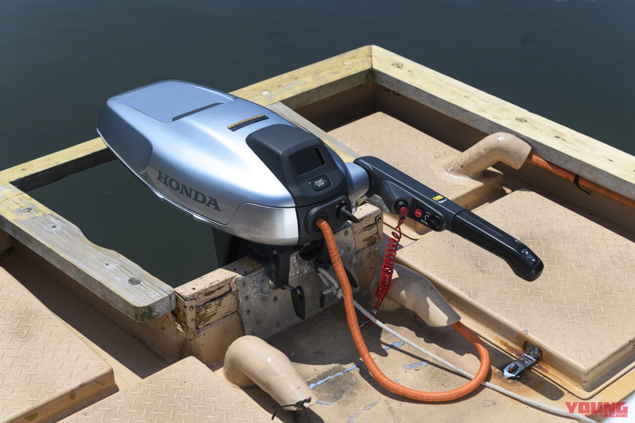 |バイクの動力を小型船に活用ってマジか!!  ホンダの水上新戦略「電動推進機」に試乗してきた