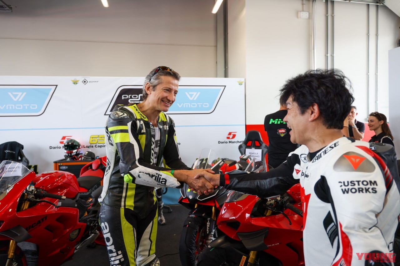 |世界GP王者・原田哲也のバイクトーク Vol.106「ホルヘ・ロレンソ vs 原田哲也!? ミザノサーキットで大笑い」