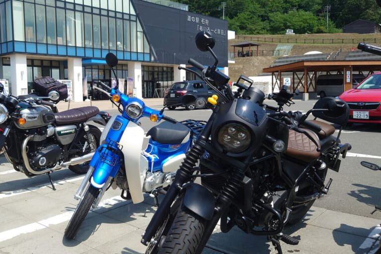 道の駅 石狩 あいろーど厚田|スーパーカブで念願のツーリングへ! レブルと一緒に札幌近郊夫婦旅【ホンダ スーパーカブ110モニターレポート ツーリング編】