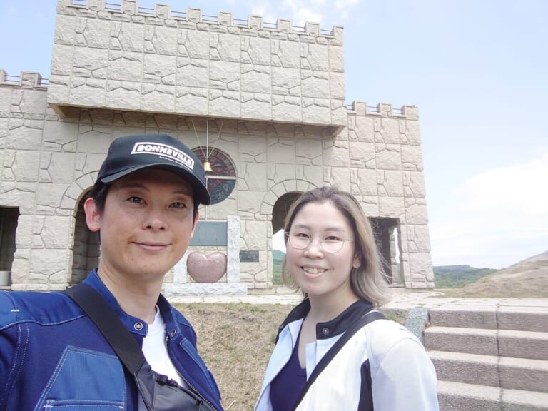 誓いの鐘|スーパーカブで念願のツーリングへ! レブルと一緒に札幌近郊夫婦旅【ホンダ スーパーカブ110モニターレポート ツーリング編】