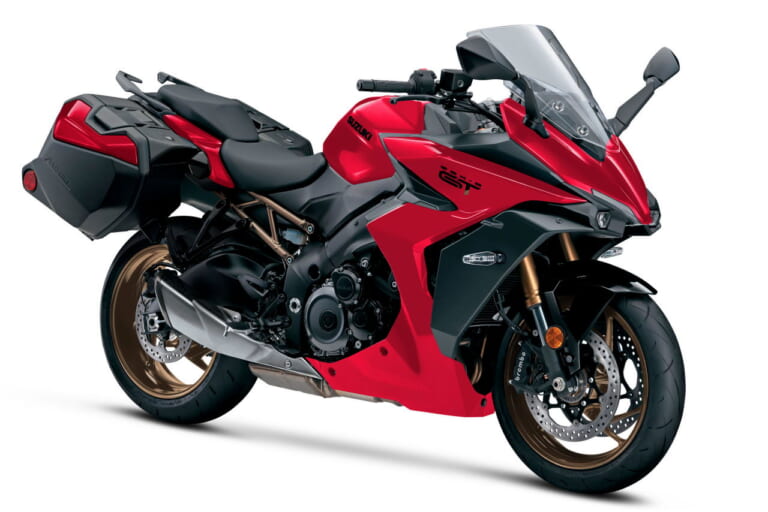 スズキ|GSX-S1000GT+|北米仕様|2024年モデル|今度は鮮烈な赤!! スズキ「GSX-S1000」「GSX-S1000GT/GT+」2024年のニューカラーが登場【北米】