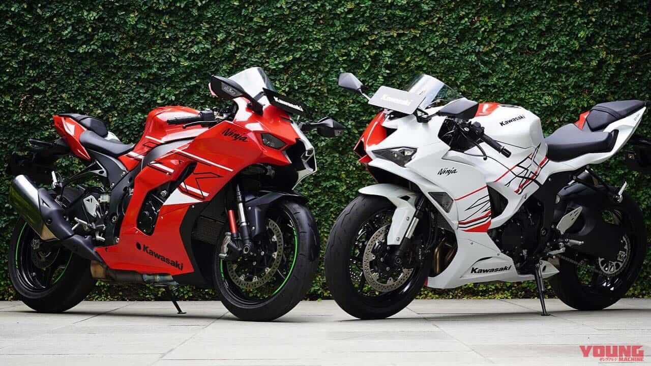 |カワサキ「ニンジャZX-10R」と「ニンジャZX-6R」がスペシャルカラーで独立記念日にパレードラン!【インドネシア】