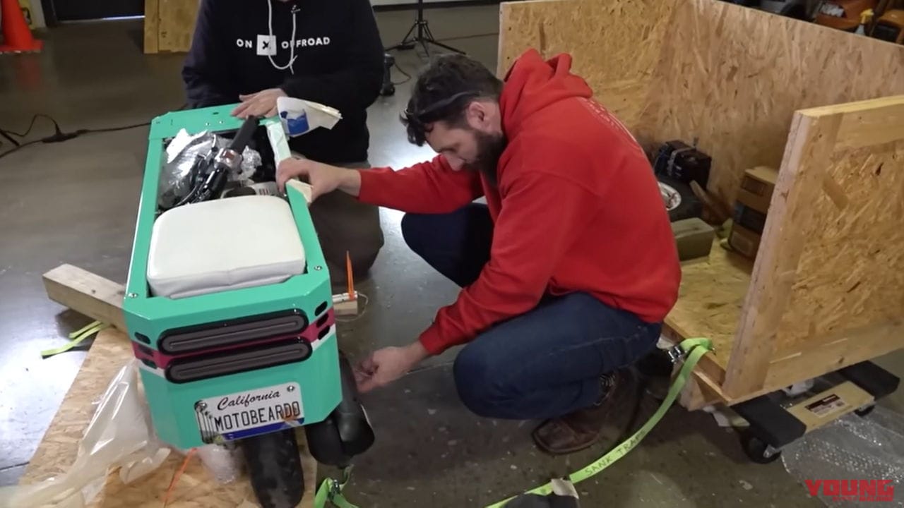 |なんか飛んだ! 手作りのモトコンポもどき、思ったよりだいぶ戦闘力高かった件