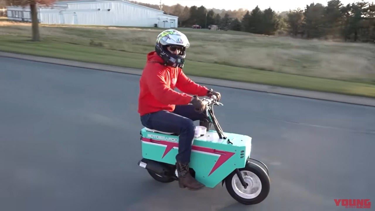 |なんか飛んだ! 手作りのモトコンポもどき、思ったよりだいぶ戦闘力高かった件