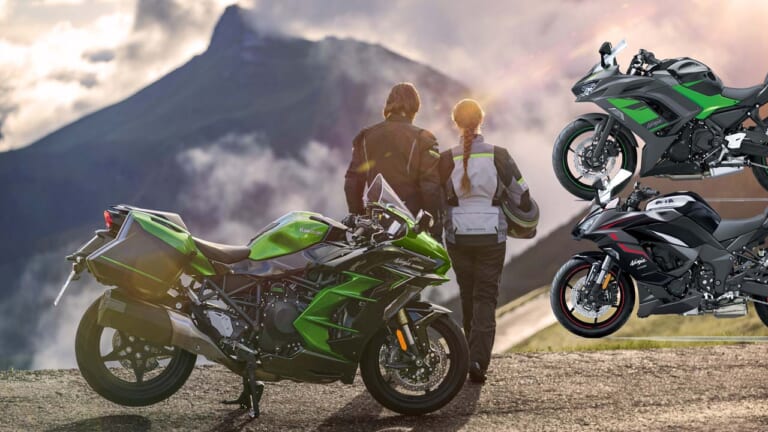 グレー系が充実！ カワサキ「ニンジャ650」「ニンジャ1000SX」「ニンジャH2 SX SE」の2024年モデルが登場【欧州】