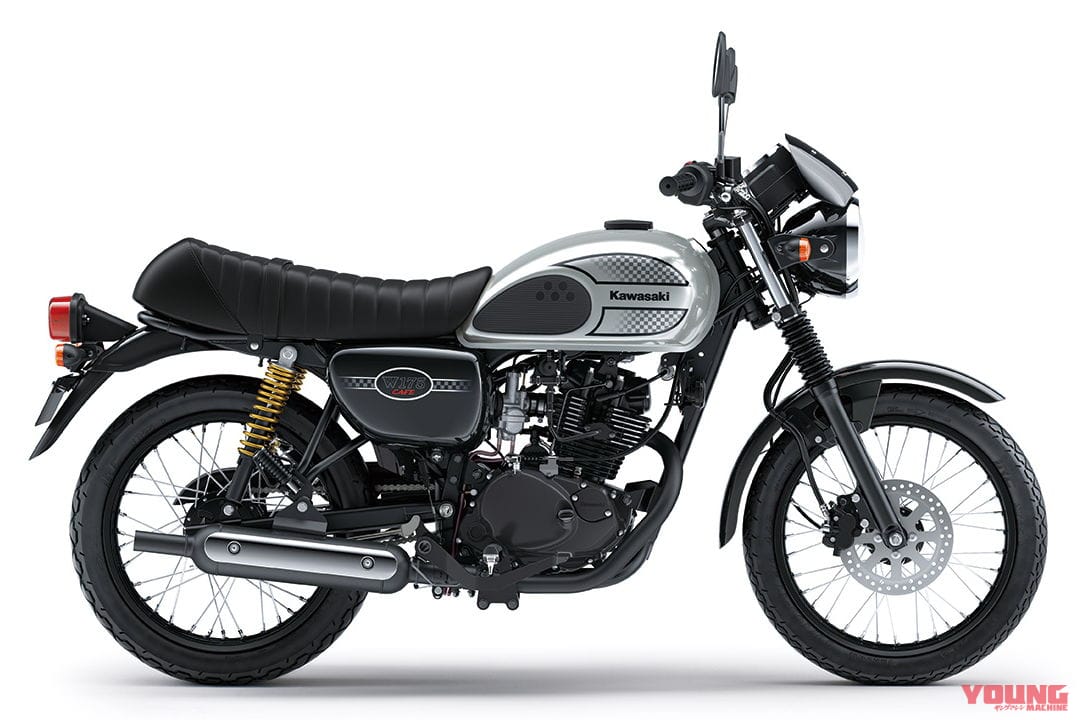 カワサキ|W175 CAFE|2024年モデル|インドネシア仕様|カワサキ「W175 SE」と「W175カフェ」の2024年モデルが登場! ブラックスタイルに続くニューカラー 【海外】