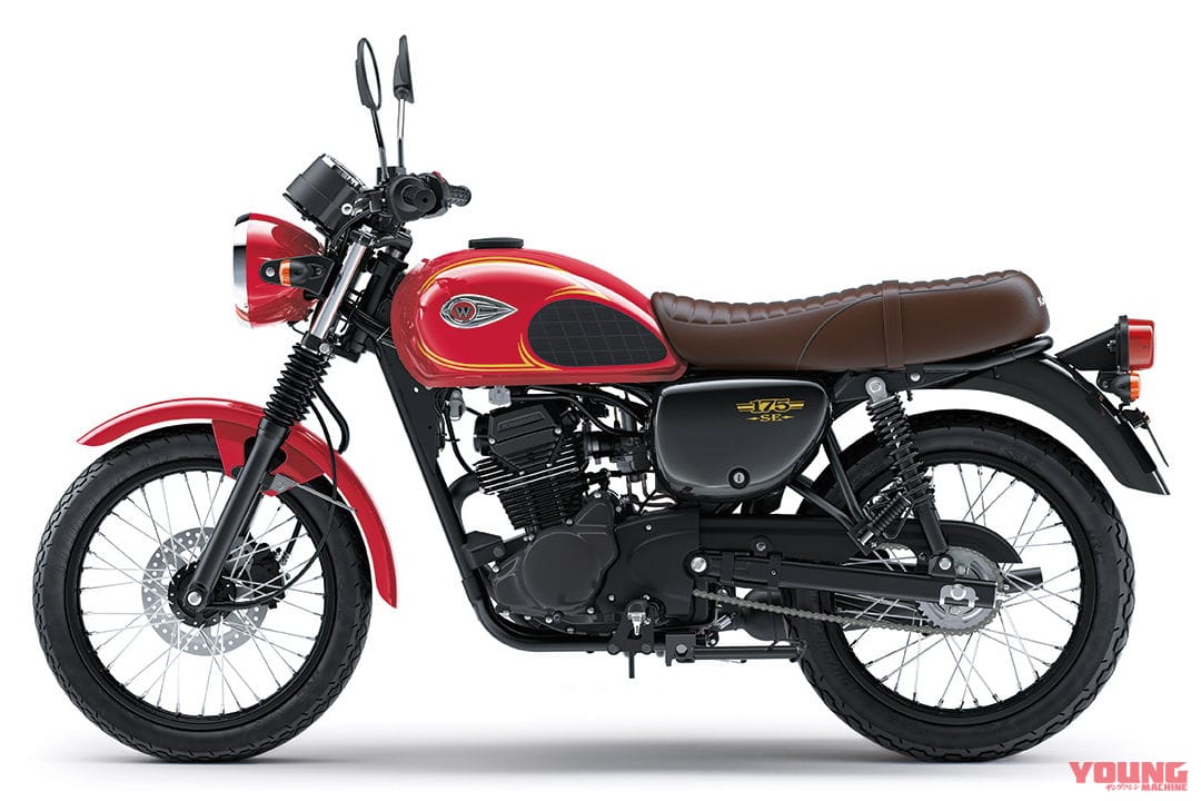 カワサキ|W175 SE|2024年モデル|インドネシア仕様|カワサキ「W175 SE」と「W175カフェ」の2024年モデルが登場! ブラックスタイルに続くニューカラー 【海外】