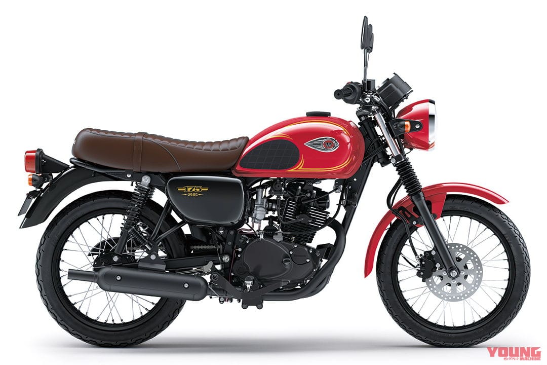 カワサキ|W175 SE|2024年モデル|インドネシア仕様|カワサキ「W175 SE」と「W175カフェ」の2024年モデルが登場! ブラックスタイルに続くニューカラー 【海外】
