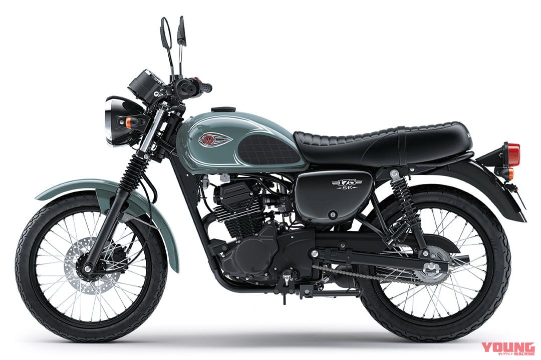 カワサキ|W175 SE|2024年モデル|インドネシア仕様|カワサキ「W175 SE」と「W175カフェ」の2024年モデルが登場! ブラックスタイルに続くニューカラー 【海外】