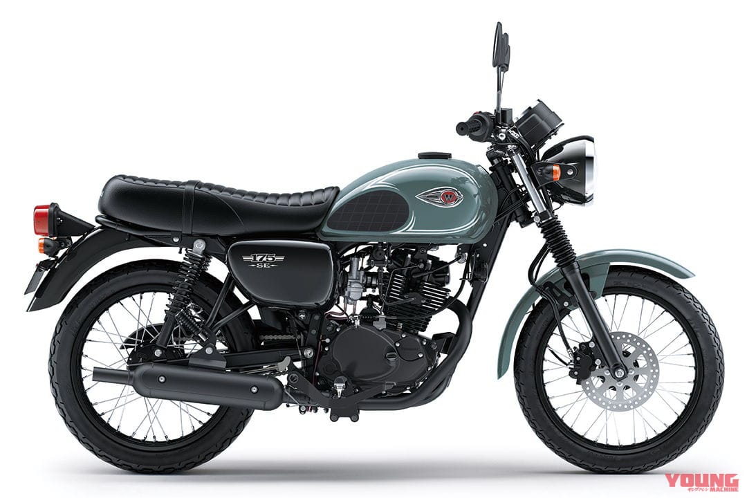 カワサキ|W175 SE|2024年モデル|インドネシア仕様|カワサキ「W175 SE」と「W175カフェ」の2024年モデルが登場! ブラックスタイルに続くニューカラー 【海外】