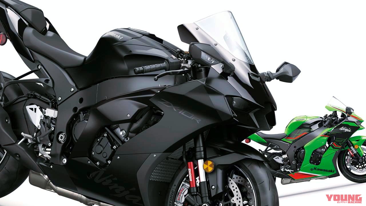 カワサキ「ニンジャZX-10R」2024年モデルが北米に登場! 欧州にも日本にもなかったオールブラックカラーをラインナップ