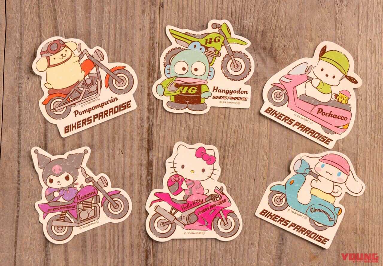 |ハローキティがバイクに跨った!!? サンリオとバイカーズパラダイスがコラボ、イオンモール豊川店にてグッズ発売