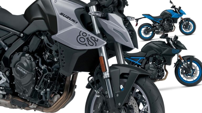 グレーかっこよ! スズキ「GSX-8S」早くも2024年ニューカラー登場、ブラックには青ホイールを新採用【北米】