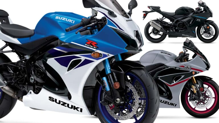 ブルーの倒立フォーク!! スズキ「GSX-R1000/R」「GSX-R600」の北米ニューカラーが登場
