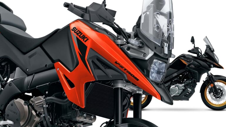 朱色に近いオレンジが登場! スズキ「Vストローム1050/DE」「Vストローム650/XT」に2024年のニューカラー【北米】