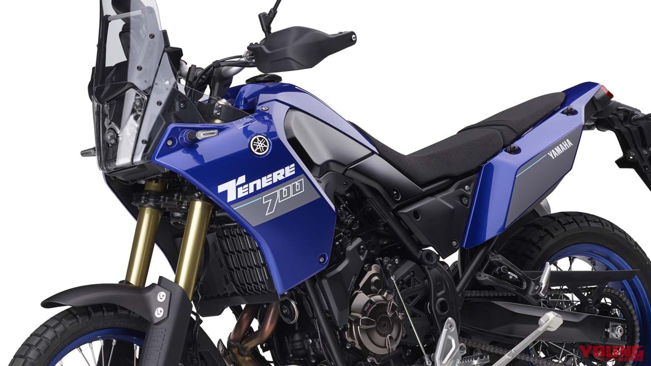 ヤマハ「テネレ700」2024年モデル登場! 5インチTFTメーター/3モードABS/USBソケット採用、クイックシフターOP設定