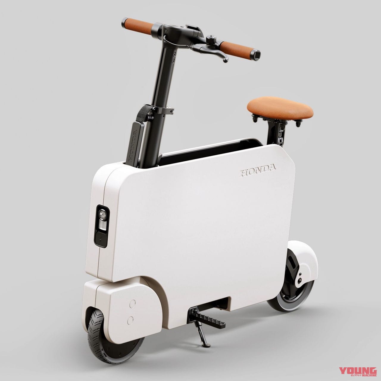 |走るiPadは1回の充電で1200km移動可能?! ホンダ「モトコンパクト」を購入したYouTuberがやりたい放題