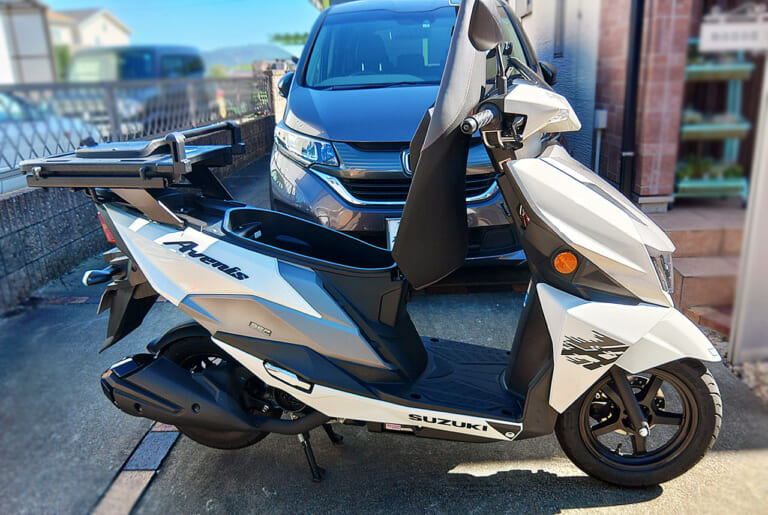 アヴェニスカスタム 全体|愛車を便利にカスタム!【スズキ・アヴェニス125モニターレポート:その4】