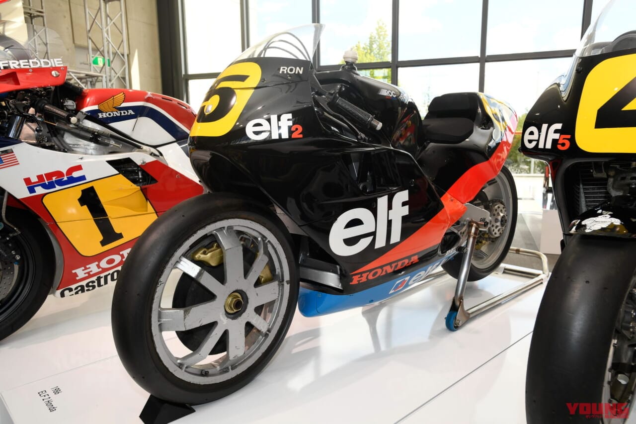 1986 elf2|異端のエルフ、最後の2ストVツイン、最初のMotoGPレーサーに昂ぶる‼ “二輪世界グランプリ Garage Collection”