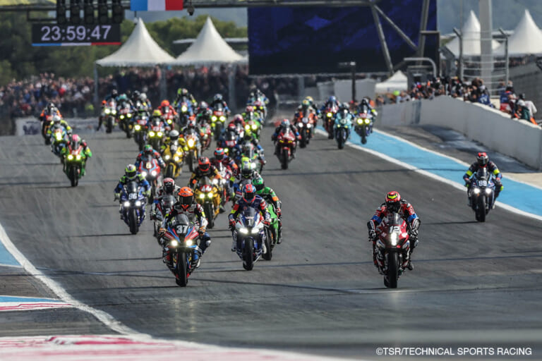 2023年FIM EWC最終戦 ボルドール24時間レース終了。F.C.C.TSR Honda Franceの最終ランキングは4位。