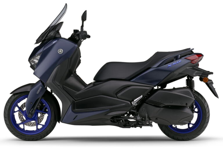 ヤマハ|XMAX|2023年モデル|ヤマハ新型「XMAX」登場! 6年ぶりのモデルチェンジでコネクテッド獲得、Xモチーフのデザインを強化