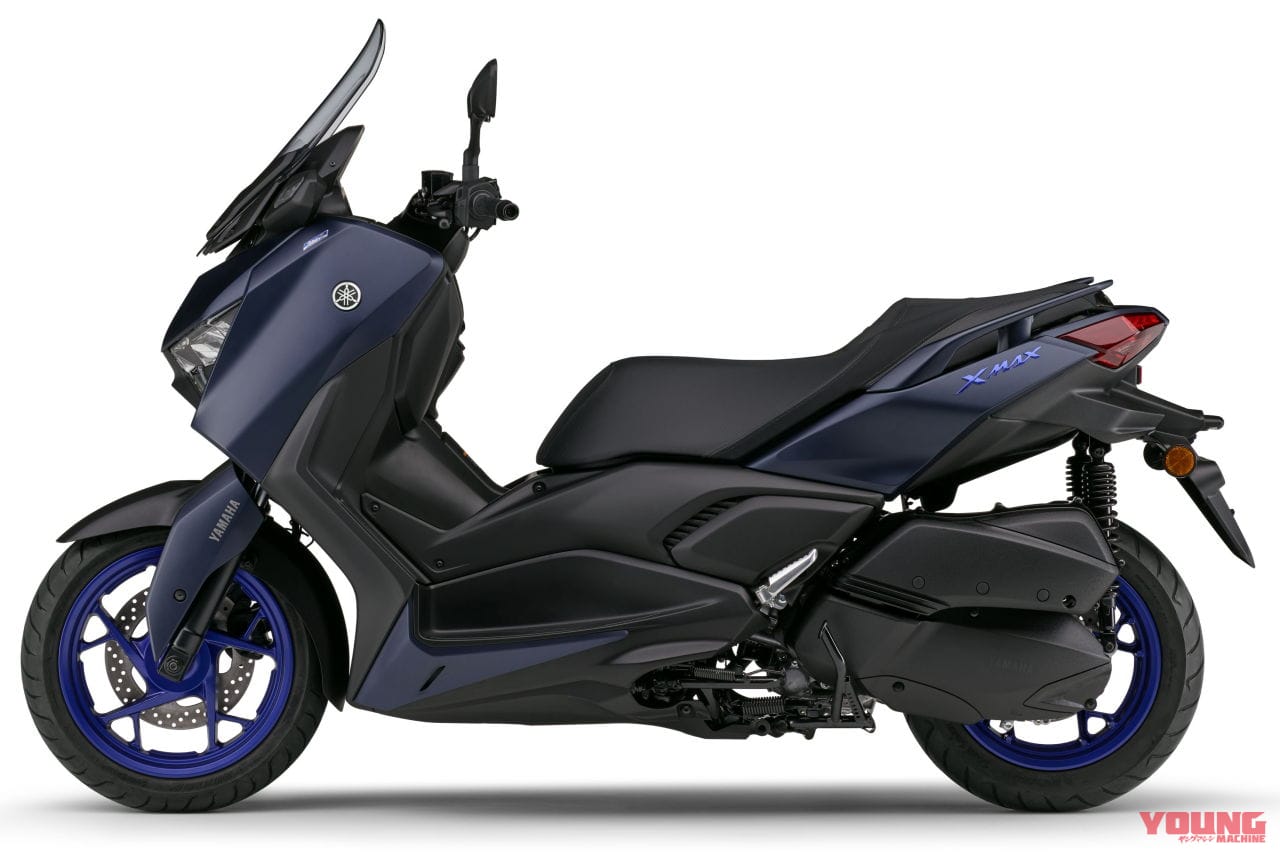 |ヤマハ新型「XMAX」登場! 6年ぶりのモデルチェンジでコネクテッド獲得、Xモチーフのデザインを強化