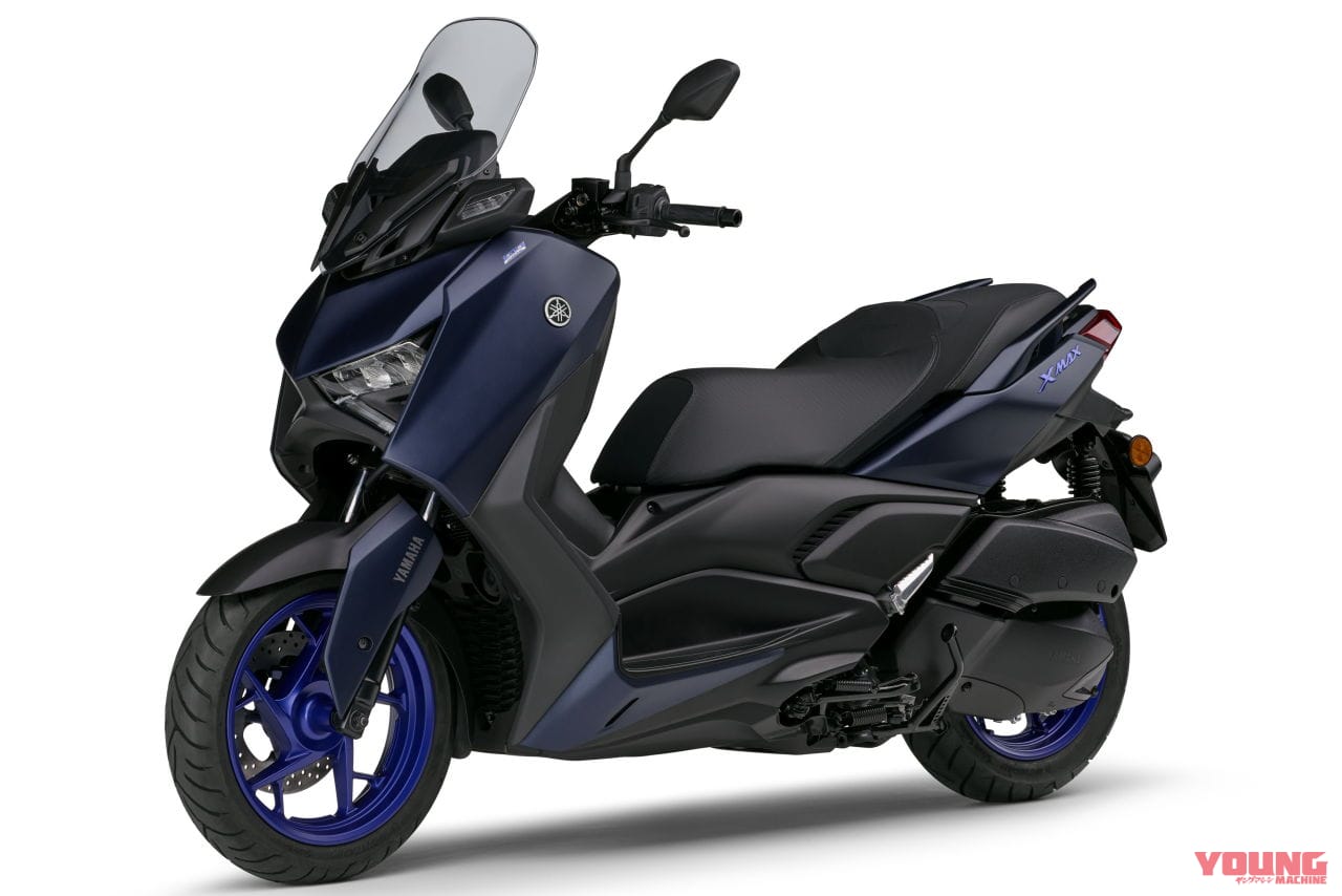 |ヤマハ新型「XMAX」登場! 6年ぶりのモデルチェンジでコネクテッド獲得、Xモチーフのデザインを強化