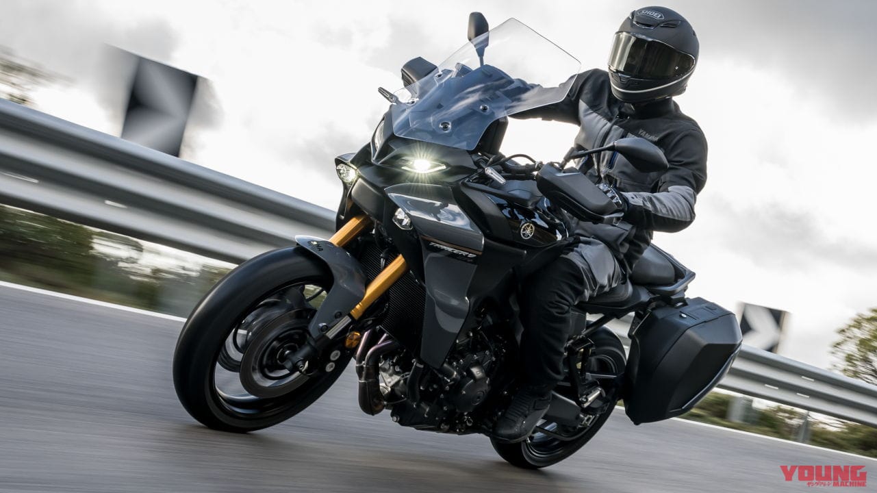 ヤマハ新型「トレーサー9GT+」登場! レーダー連動ブレーキ制御、前車追従クルーズコントロール、7インチメーターなど新装備
