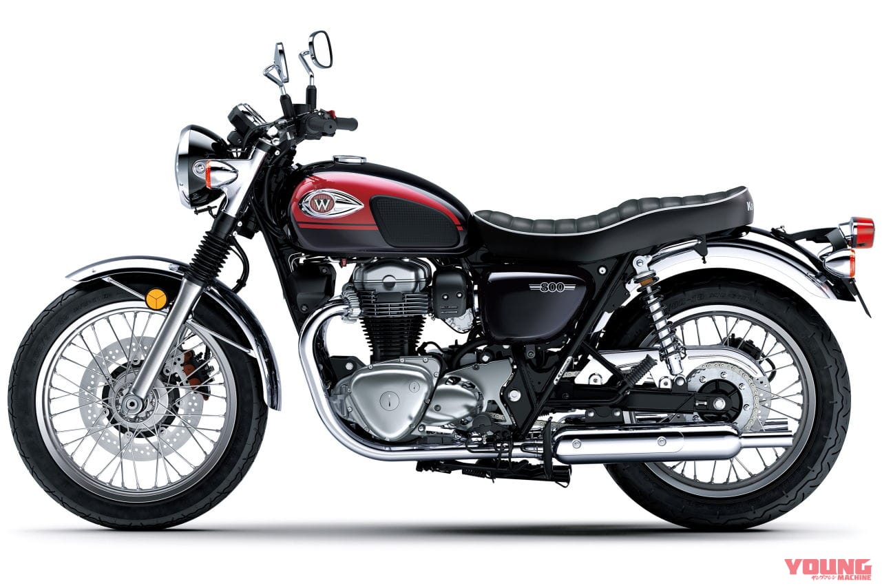 |カワサキ「W800」に2024年のニューカラー×2色! 発売日はそれぞれ9月22日・1月20日に