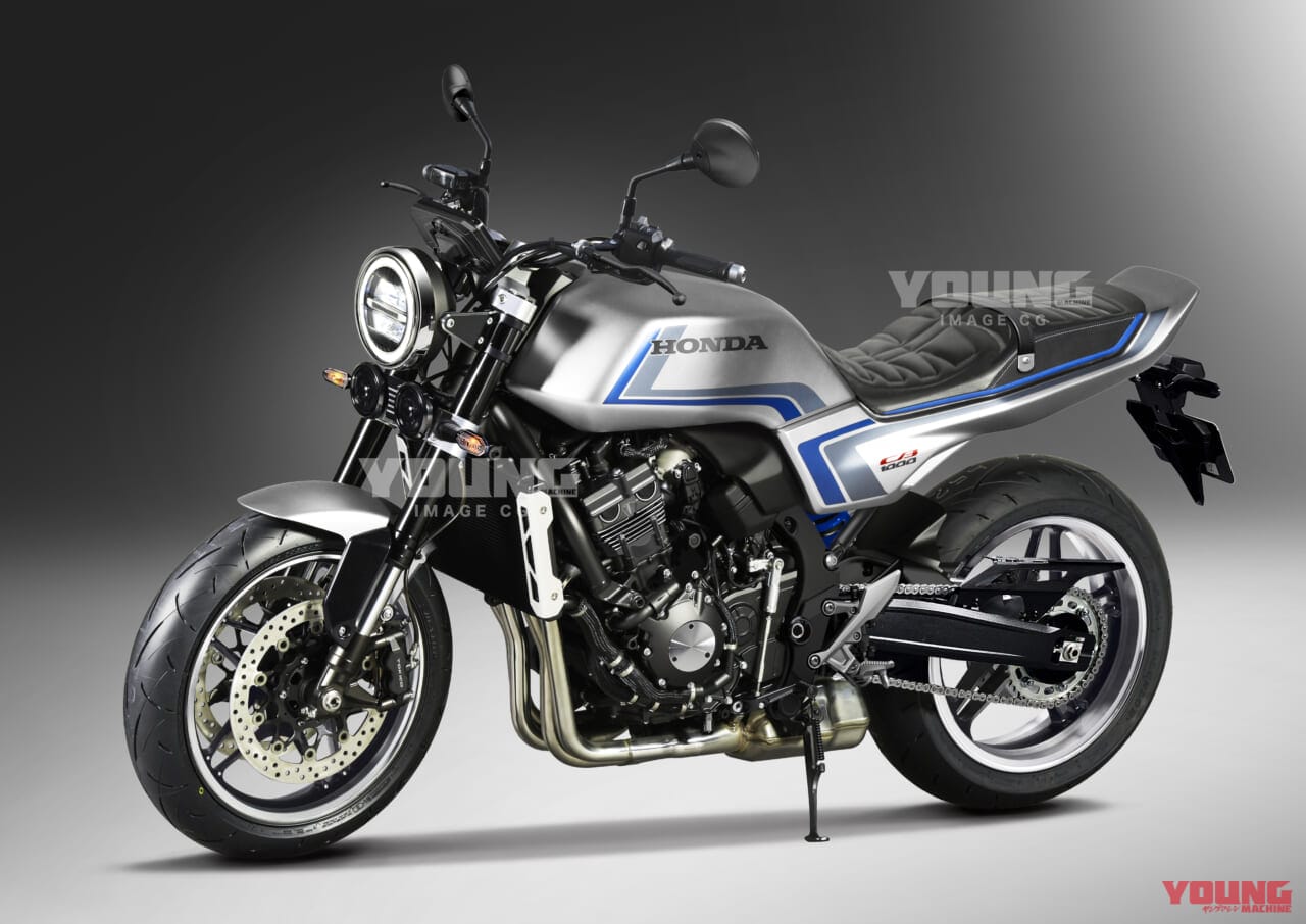 ホンダ|CB1000|イメージCG|【SCOOP!!】ついにZ900RSと真っ向勝負ッ!!  ホンダファン待望のネオクラシック「CB1000」が2025年に登場する?!