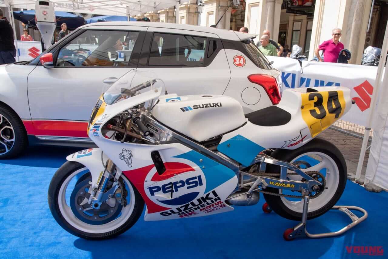 |【限定5台】ラッキーストライクカラーのスズキ「GSX-8S ケビン・シュワンツ エディション」登場! ゼッケン34の王座獲得から30周年【海外】